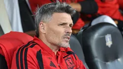 Fernando Ortiz valora el triunfo albo aunque asegura que hay que seguir mejorando. (Foto: Photosport)