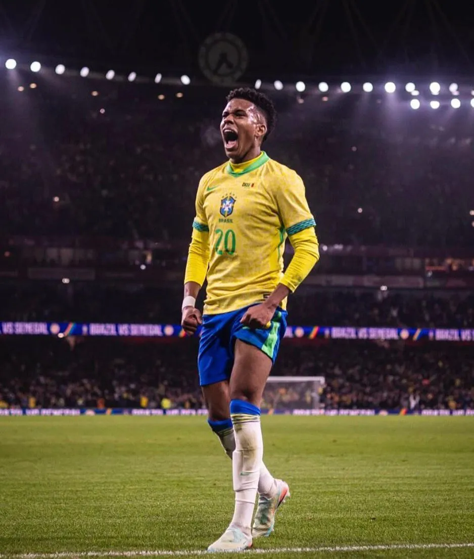 Estevao se perderá el Mundial 2026 por lesión. (Foto: Instagram)