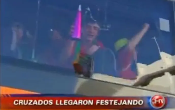 El recordado cotillón del plantel cruzado en 2011 | FOTO: Captura