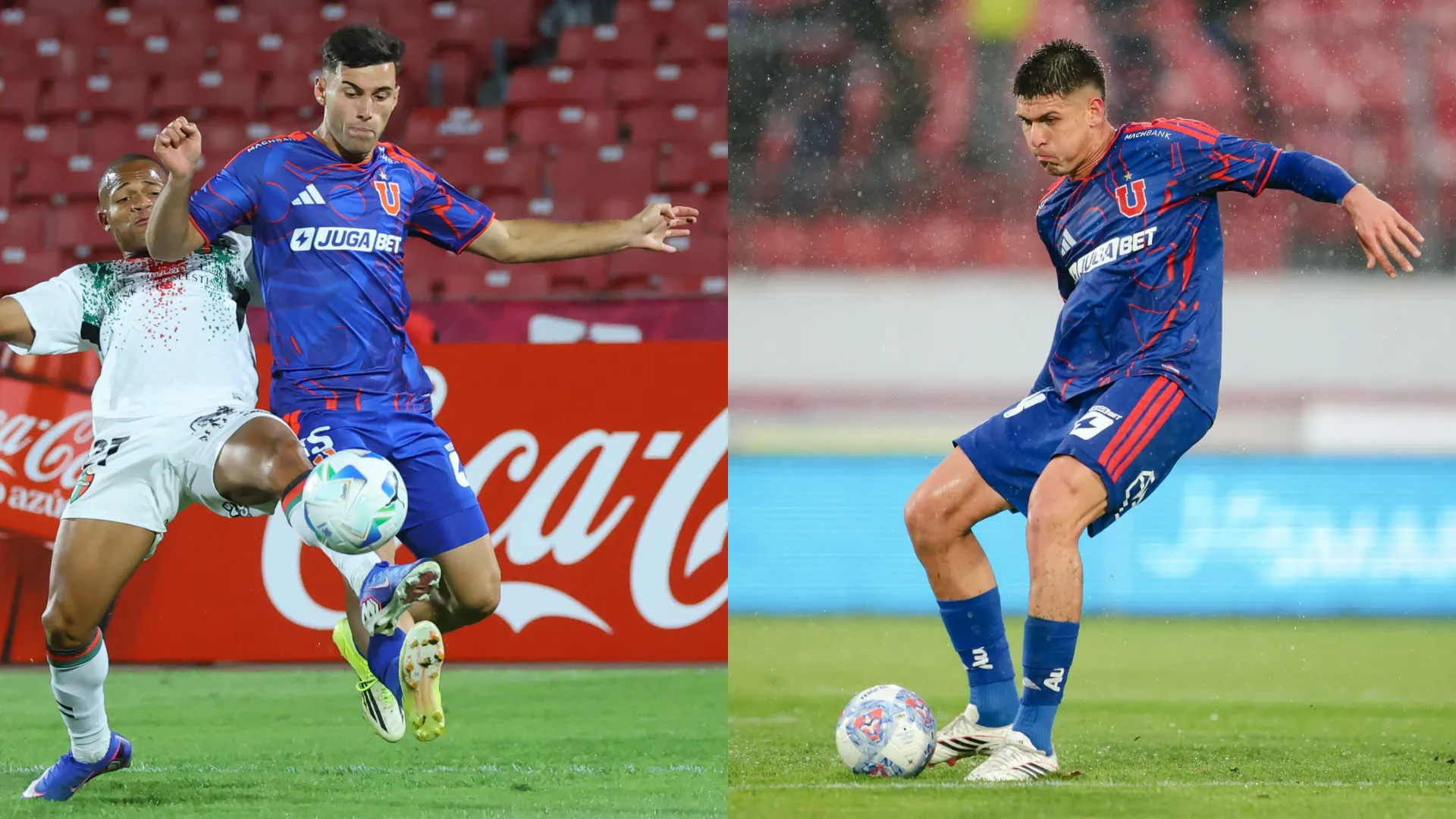 Coke Hevia analizó los casos de Felipe Salomoni y Lucas Romero. (Imágenes: Photosport / Universidad de Chile)