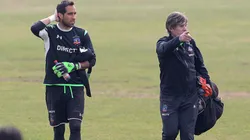 Claudio Bravo y Julio Rodríguez llevan un tiempo distanciados. (Foto: LUN)