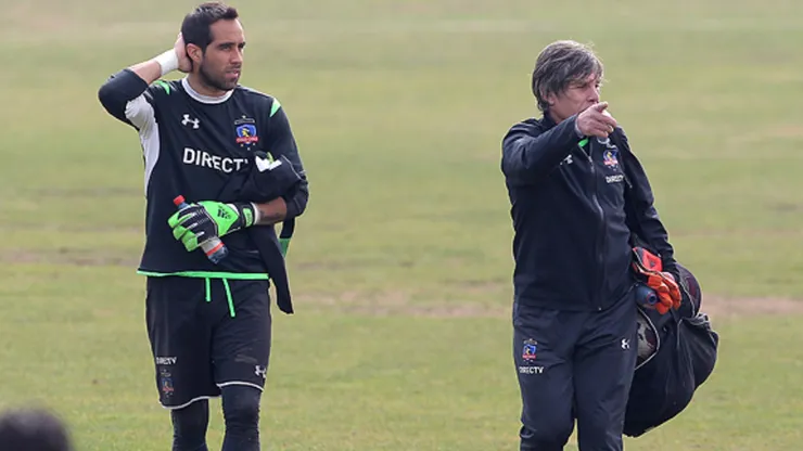 Claudio Bravo y Julio Rodríguez llevan un tiempo distanciados. (Foto: LUN)