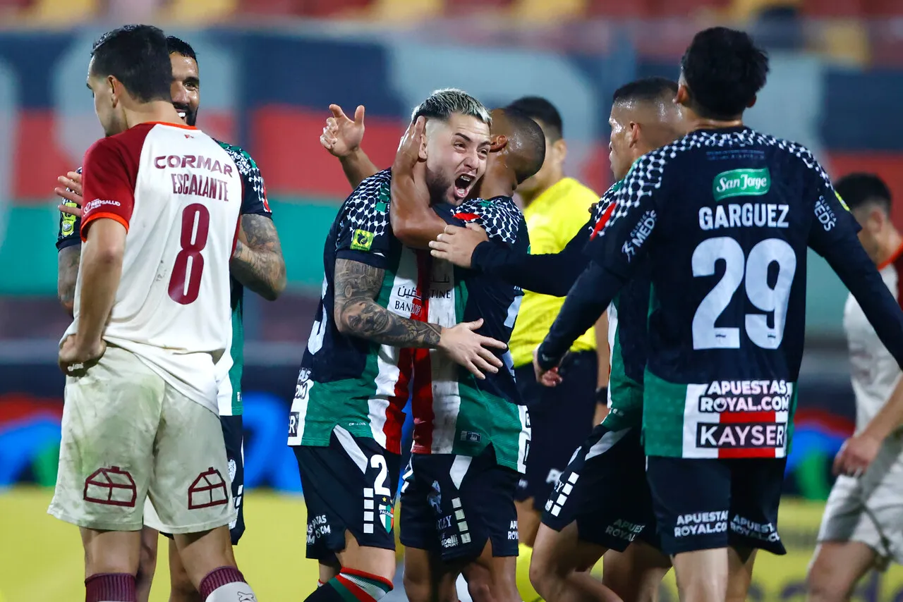 Palestino le pasó por arriba a Deportes La Serena. | Foto: Photosport