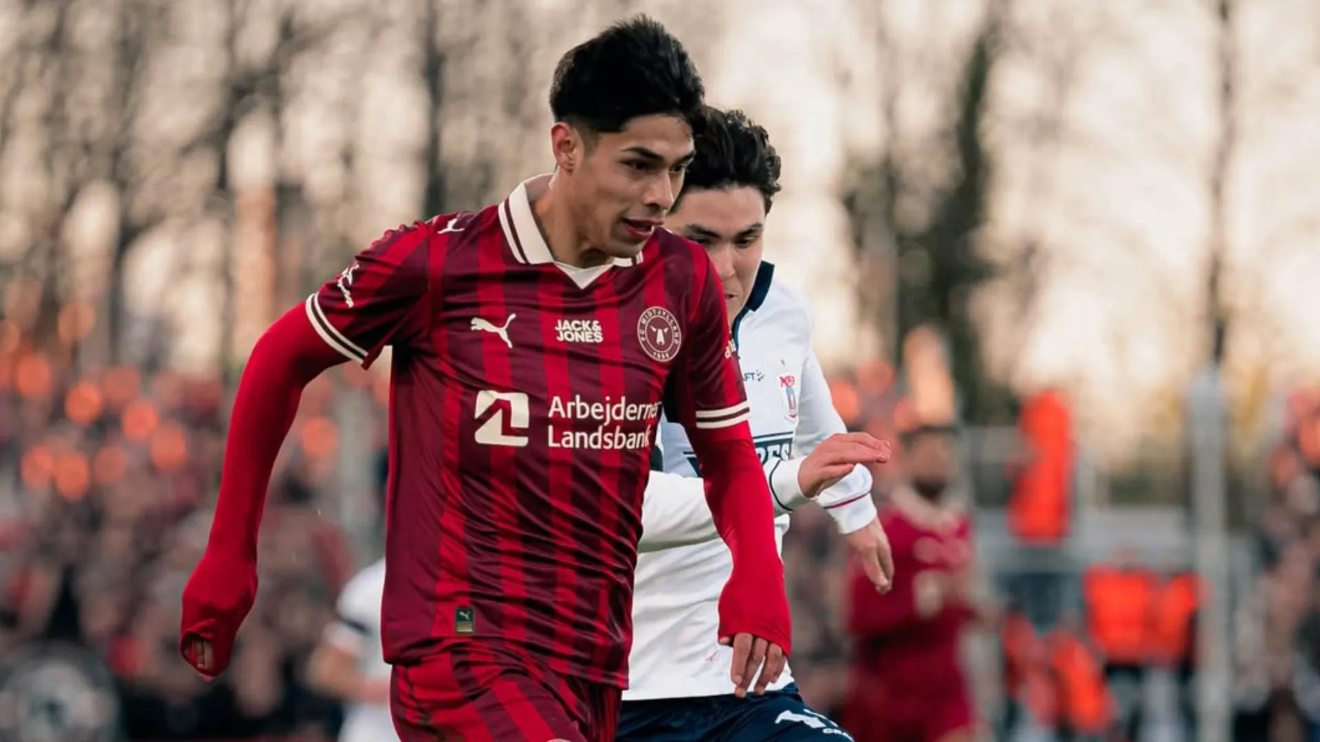 Darío Osorio interesa en la Premier League. (Foto: Daniel André Stentz - FC Midtjylland)