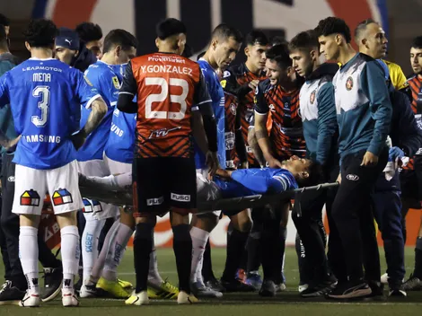 URGENTE: Zampedri sale en ambulancia del partido de la UC en Limache
