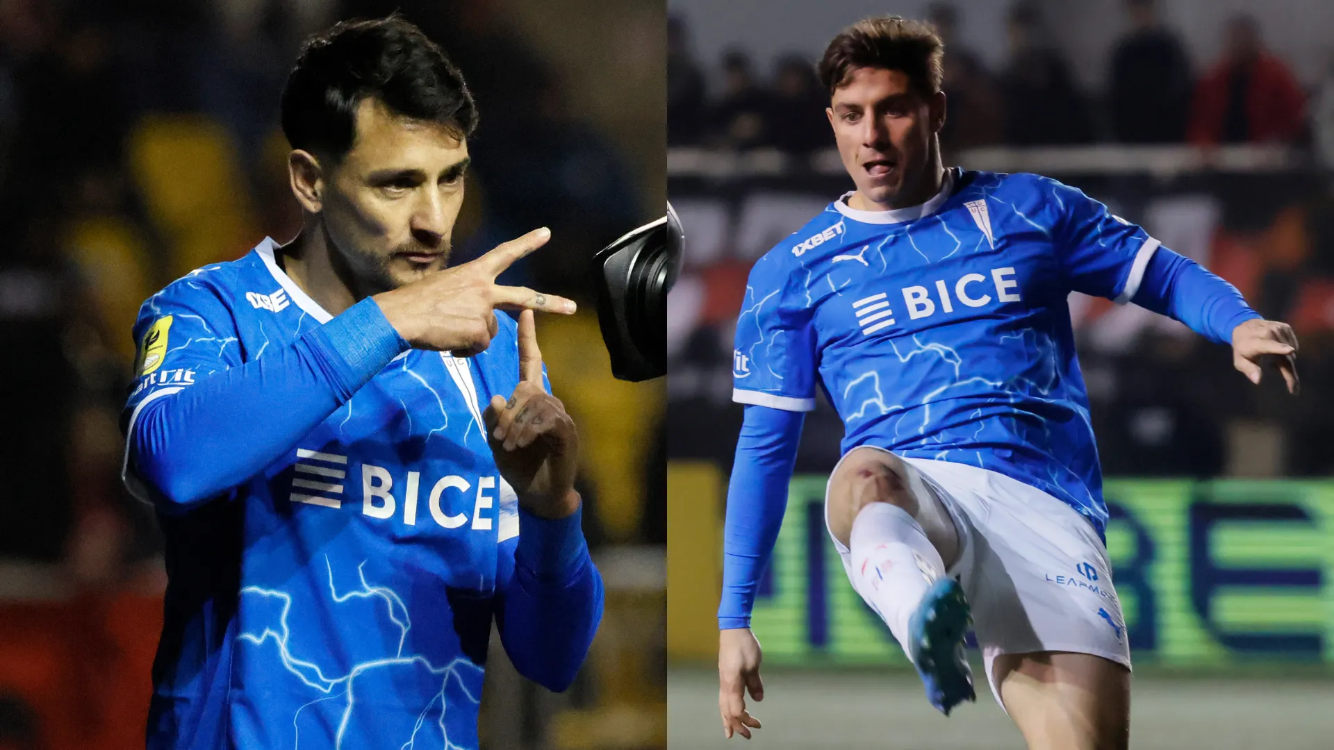 Fernando Zampedri y Clemente Montes preocupan a Universidad Católica. (Imágenes: Photosport)