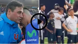 El emotivo reencuentro entre Felipe Mora y Ángel Guillermo Hoyos