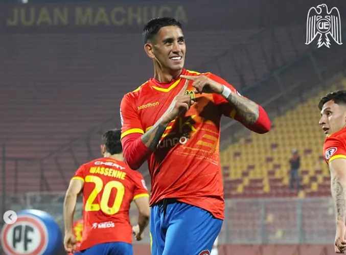 Andrés Vilches anotó el gol del triunfo hispano ante Iquique (Crédito: Instagram U. Española).