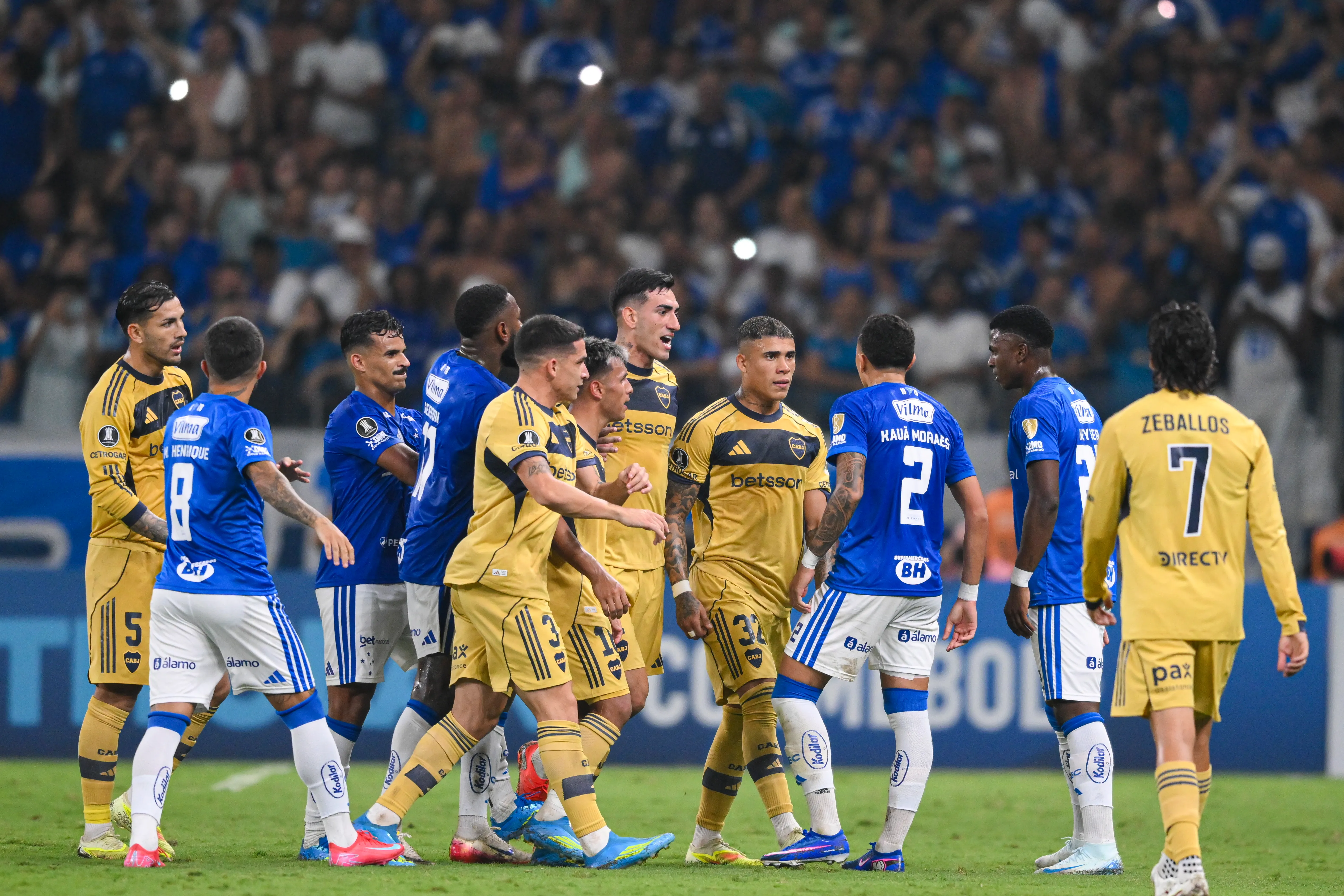 En la ida, Cruzeiro le ganó 1-0 a Boca gracias al gol de Neyser Villareal | FOTO: Pedro Vilela/Getty Images