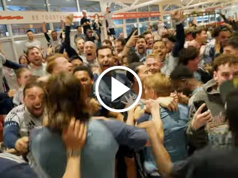 VIDEO | Locura en el plantel de Arsenal tras coronarse campeón de la Premier League