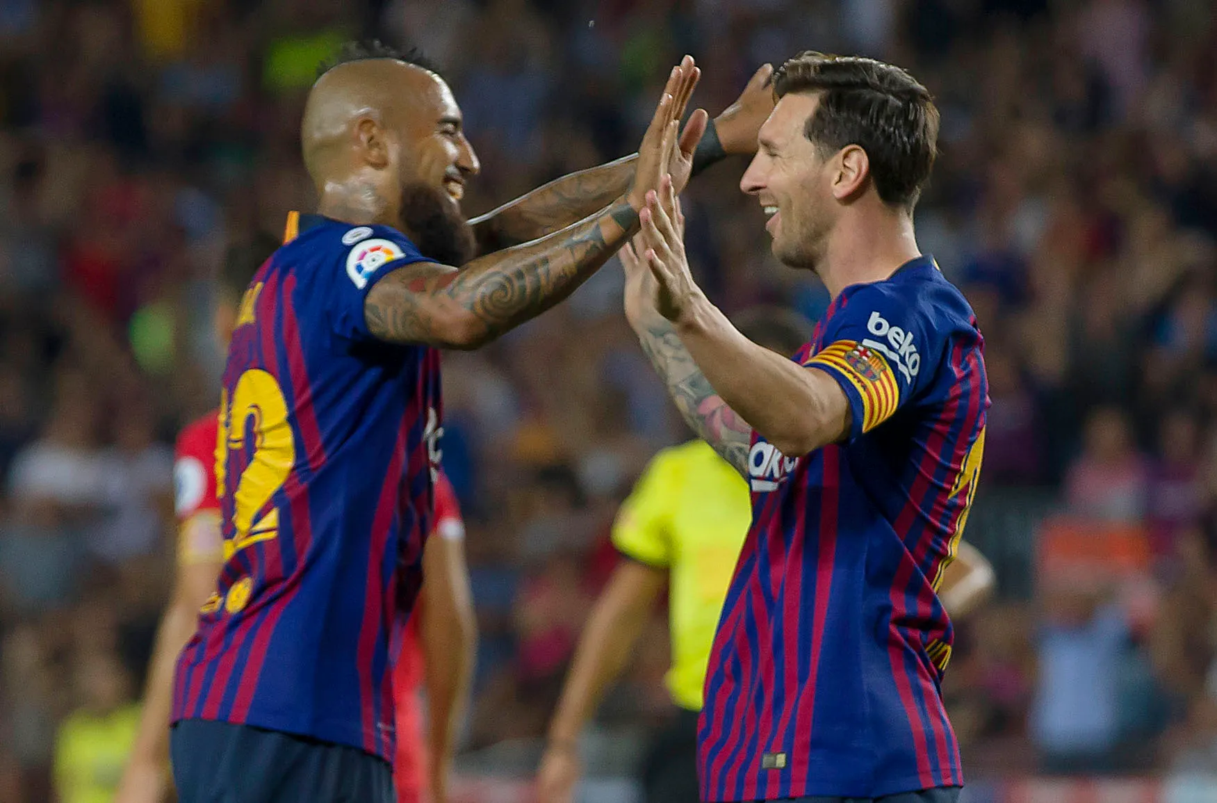 Arturo Vidal y Lionel Messi iniciaron una amistad desde su época en el Barcelona. (Foto: Ferran Zueras/Photosport)