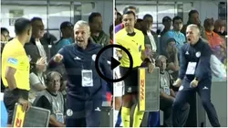 Gustavo Álvarez pasó de la furia a la alegría en menos de un minuto