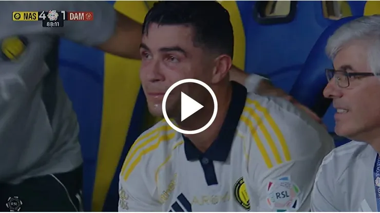 Cristiano Ronaldo se coronó campeón de la Saudí Pro League. (Foto: Captura)