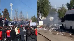 Carabineros intervino en el arengazo de Colo Colo. (Foto: Captura)