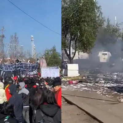 Arengazo de Colo Colo termina con serios incidentes en el Estadio Monumental