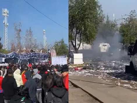 Arengazo de Colo Colo termina con serios incidentes en el Estadio Monumental