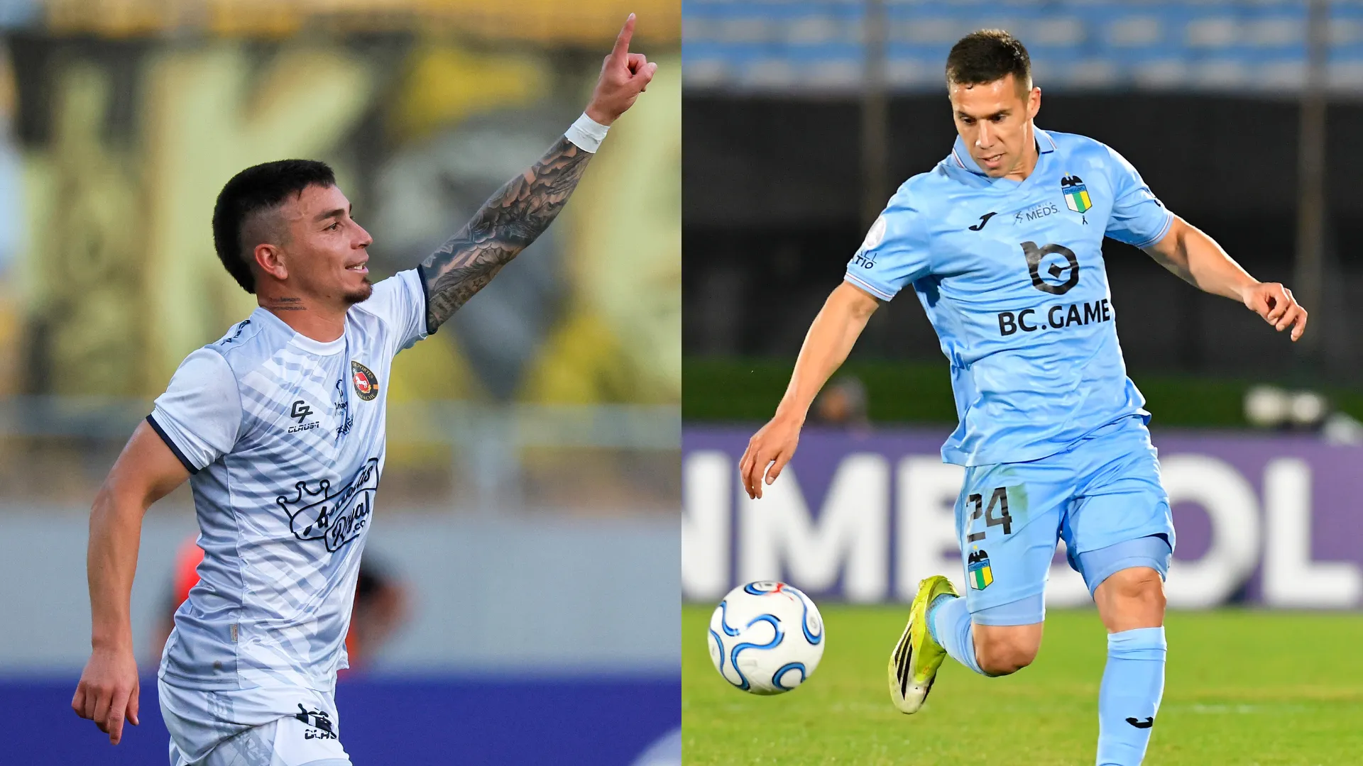 Tito Awad pide a Daniel Castro y Francisco González en Universidad de Chile. (Imágenes: Photosport)
