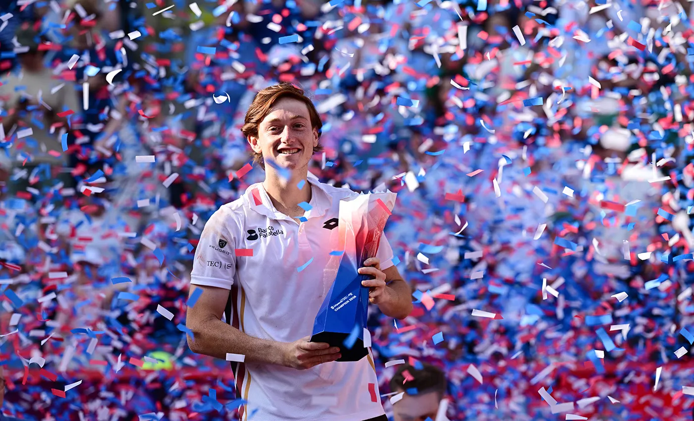 Ignacio Buse comanda el recambio del tenis sudamericano (FOTO: HamburgOpen).