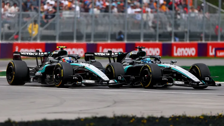 Este domingo se espera una nueva batalla entre Kimi Antonelli y George Russell en Canadá. (Foto: @F1)
