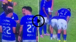 El insólito encontrón de Rodrigo Contreras con su compañero en Colombia