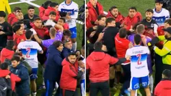 El pleito entre Universidad Católica y Colo Colo en el Claro Arena