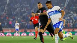Vidal habló de la pelea al término del partido.