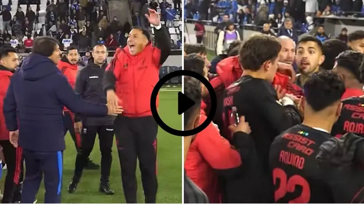 Nuevas imágenes de lo que fue la pelea entre la UC y Colo Colo