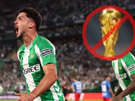 Terremoto en el Betis: Brilló con Pellegrini y España no lo llevará al Mundial 2026