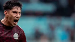 El exdelantero albo sigue marcando goles y ya llega a 10 en este año.