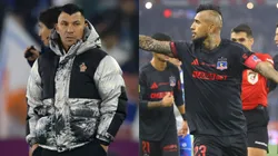 Gary Medel y Arturo Vidal volvieron a encontrarse tras el clásico. (Foto: Photosport)