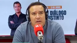 Caamaño y una bomba azul.