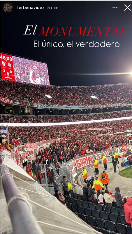 La imagen que subió Benavidez a su Instagram | FOTO: Captura