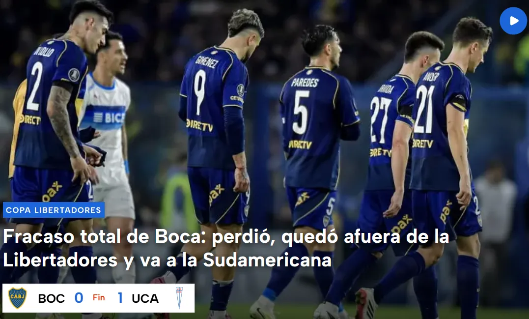 Portada de TyC Sports.