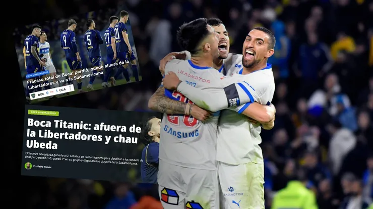 La UC se hizo fuerte en La Bombonera y generó la indignación de la prensa trasandina con Boca.