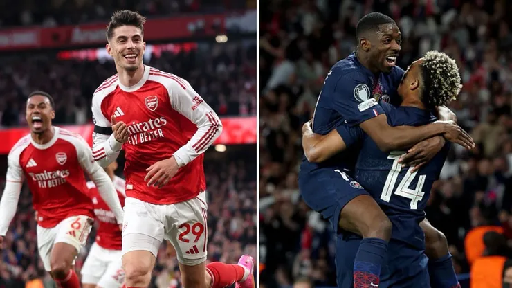 Arsenal y PSG definen sus formaciones para la final