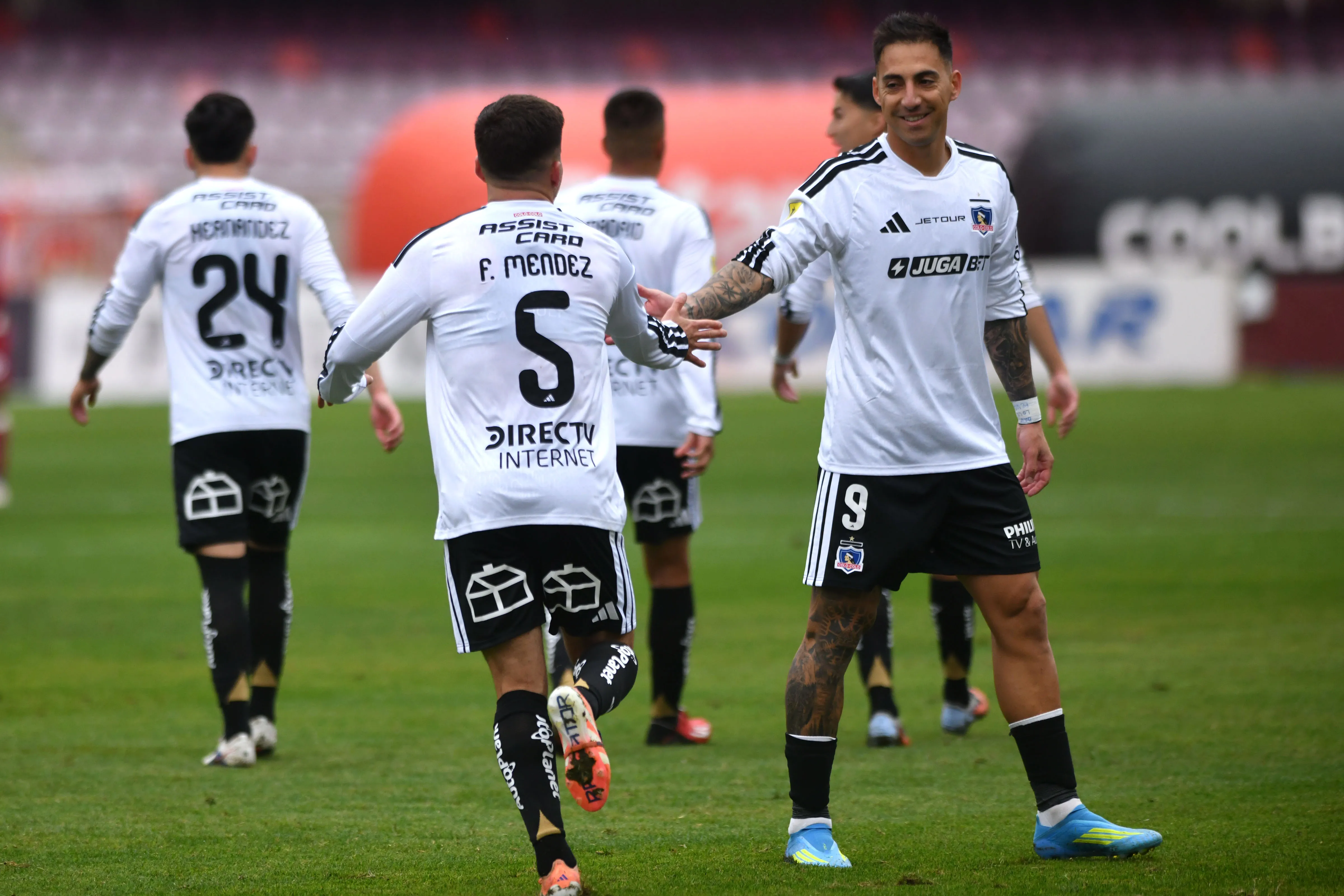 Colo Colo festejó en el Estadio La Portada de La Serena. (Foto: Alejandro Pizarro Ubilla/Photosport)