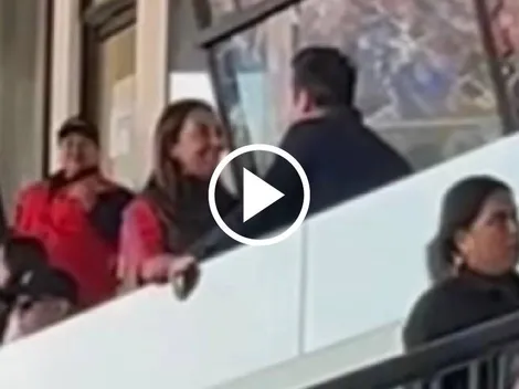VIDEO: El abrazo de Cecilia Pérez y alcalde de Lampa por el estadio de la U