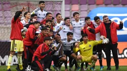 Colo Colo festejó en La Serena. (Foto: Alejandro Pizarro Ubilla/Photosport)