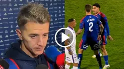 El zaguero argentino se refirió al episodio vivido en cancha.