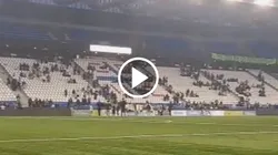 En el Claro Arena se encendieron las alarmas por fuerte sismo. (Foto: Captura)
