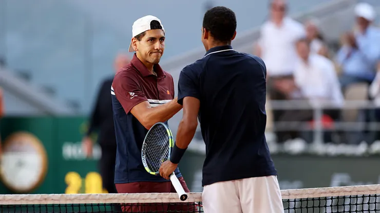 Alejandro Tabilo cayó eliminado en tres sets de Roland Garros.