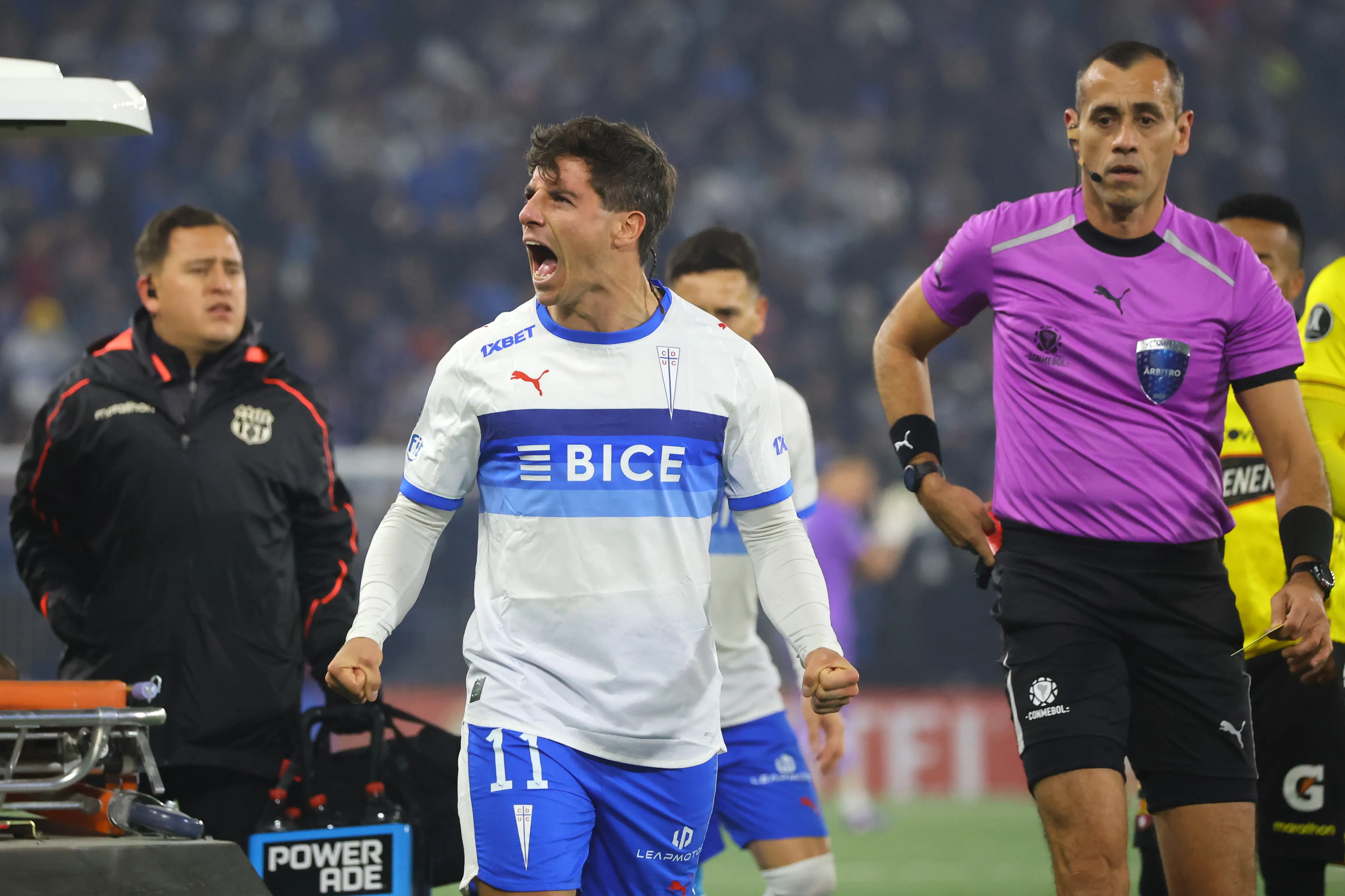 Clemente Montes anotó el gol de la clasificación a octavos de final en la Libertadores | FOTO: Jonnathan Oyarzun/Photosport