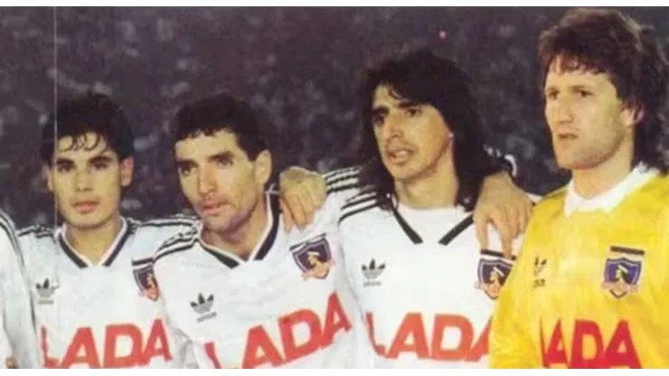 Eduardo Vilches junto a Miguel Ramírez, Lizardo Garrido y Daniel Morón.