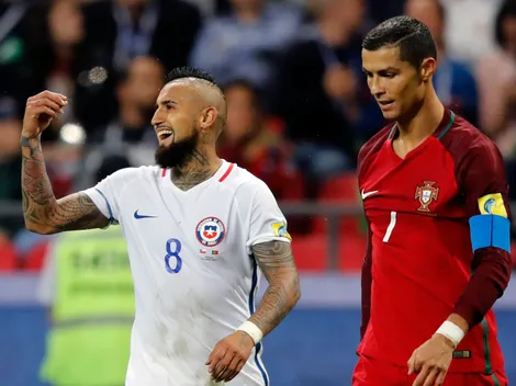 Figura de Portugal se acuerda de Vidal en la previa del Portugal vs. Chile: "Es un poco loco"