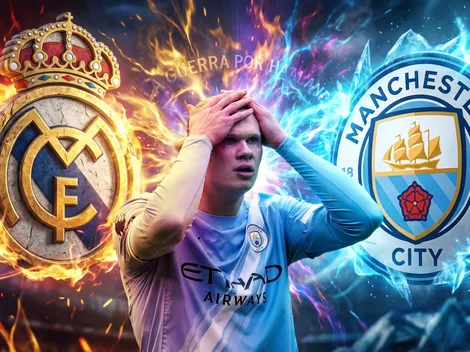 ¡Guerra mundial entre Real Madrid y Manchester City por Erling Haaland!