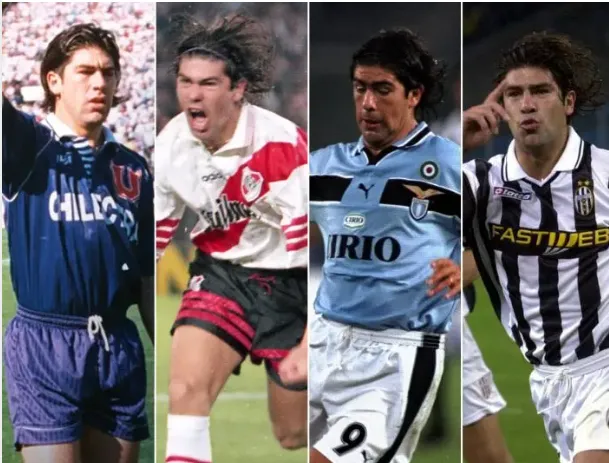 Marcelo Salas con todas las camisetas de clubes que vistió | FOTO: Archivo