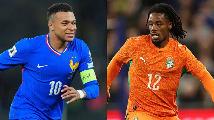 Francia y Costa de Marfil se miden previo al Mundial 2026. (Foto: Getty Images)