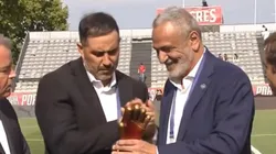 Claudio Bravo fue homenajeado previo al duelo de Chile con Portugal