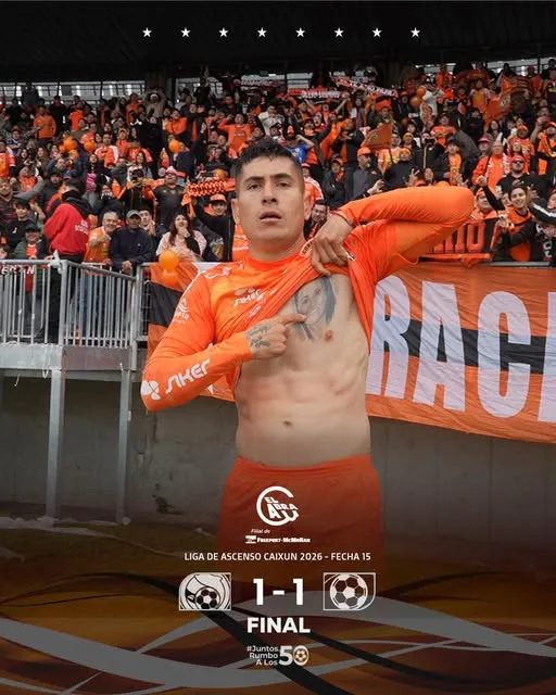 Cobreloa aguantó el empate con un jugador menos