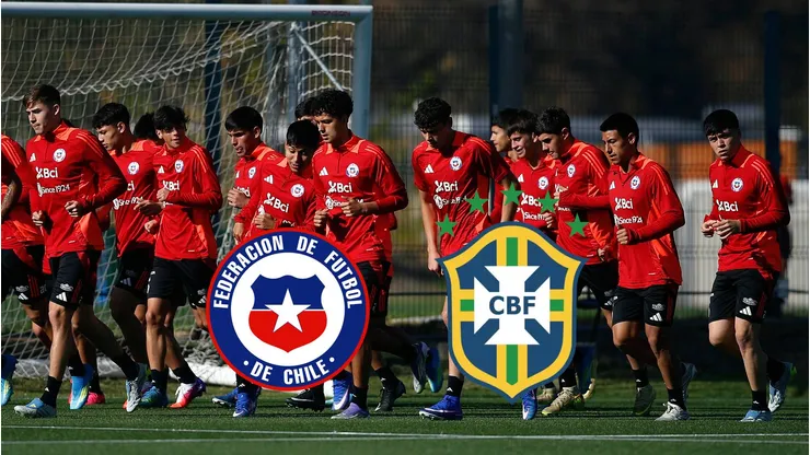 La Roja Sub 20 enfrenta a Brasil en un amistoso en el Estadio Nacional.